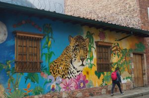 Mural en La Candelaria, Bogotá